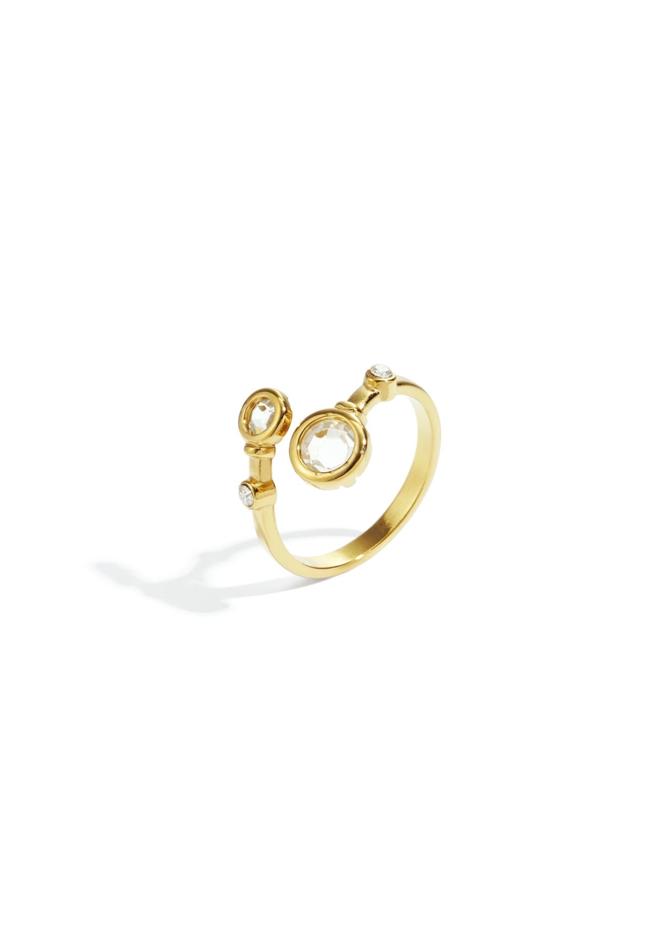 Ring Sparkle Charm goudkleur 