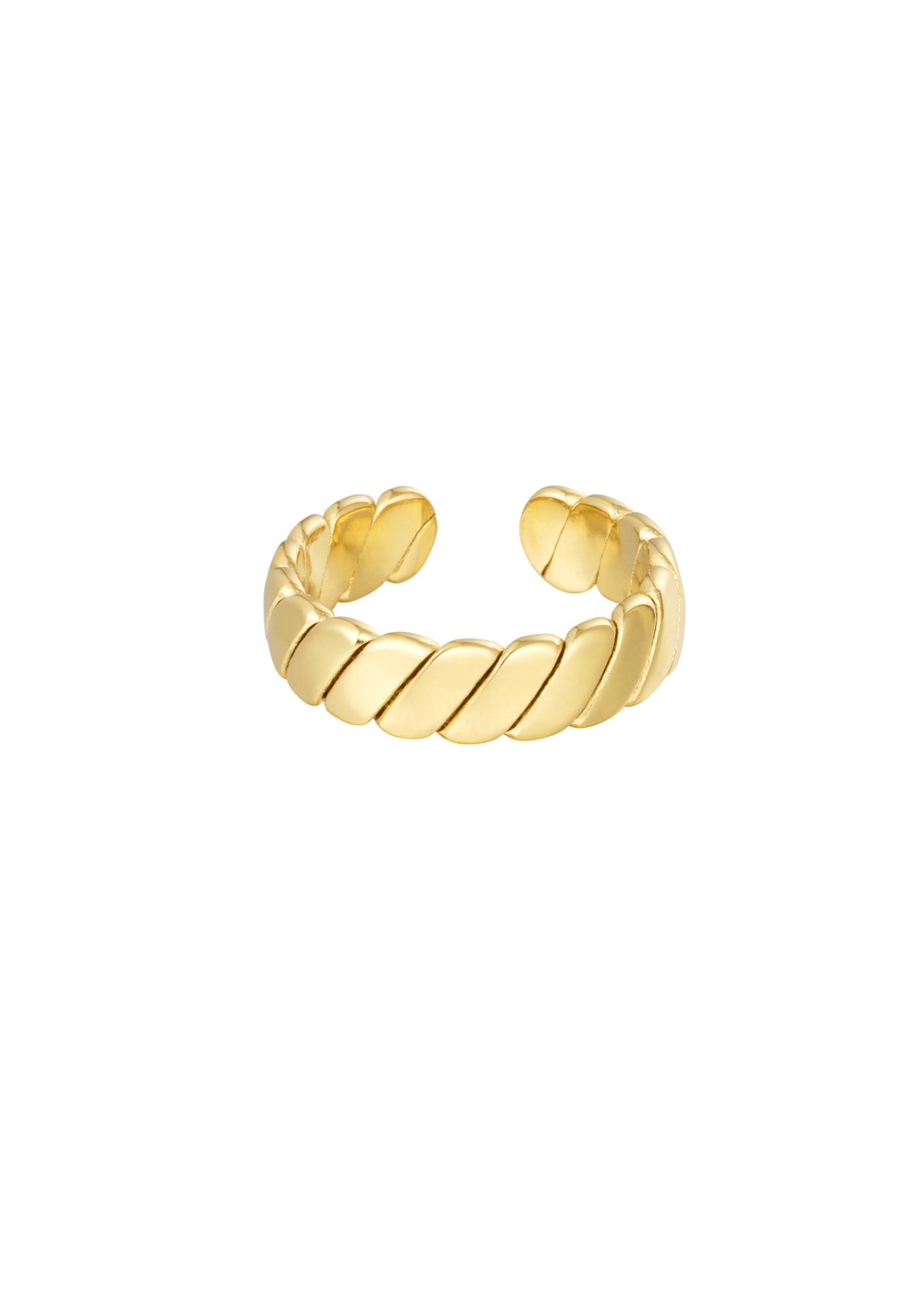 Ring baguette Goudkleur 