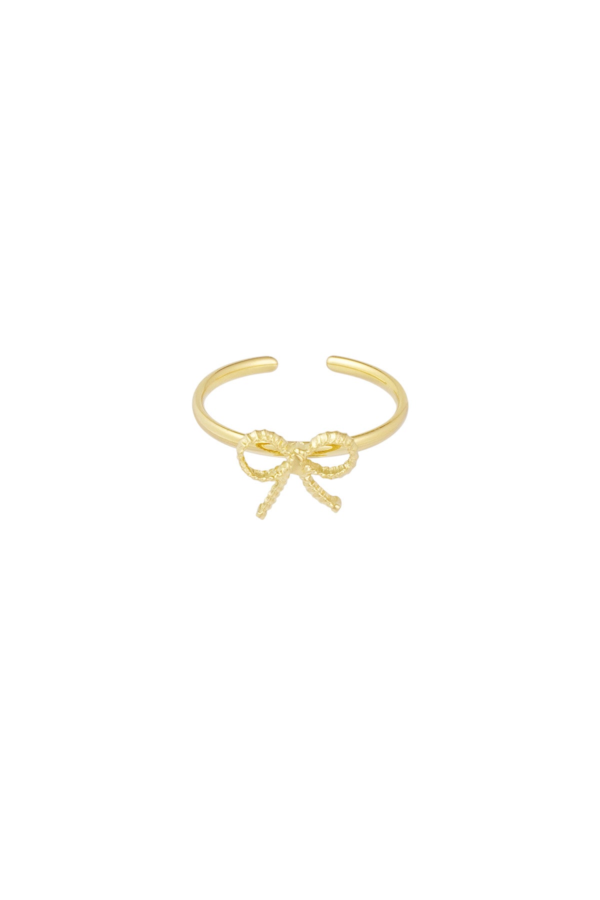 Ring met strikje Goudkleur 