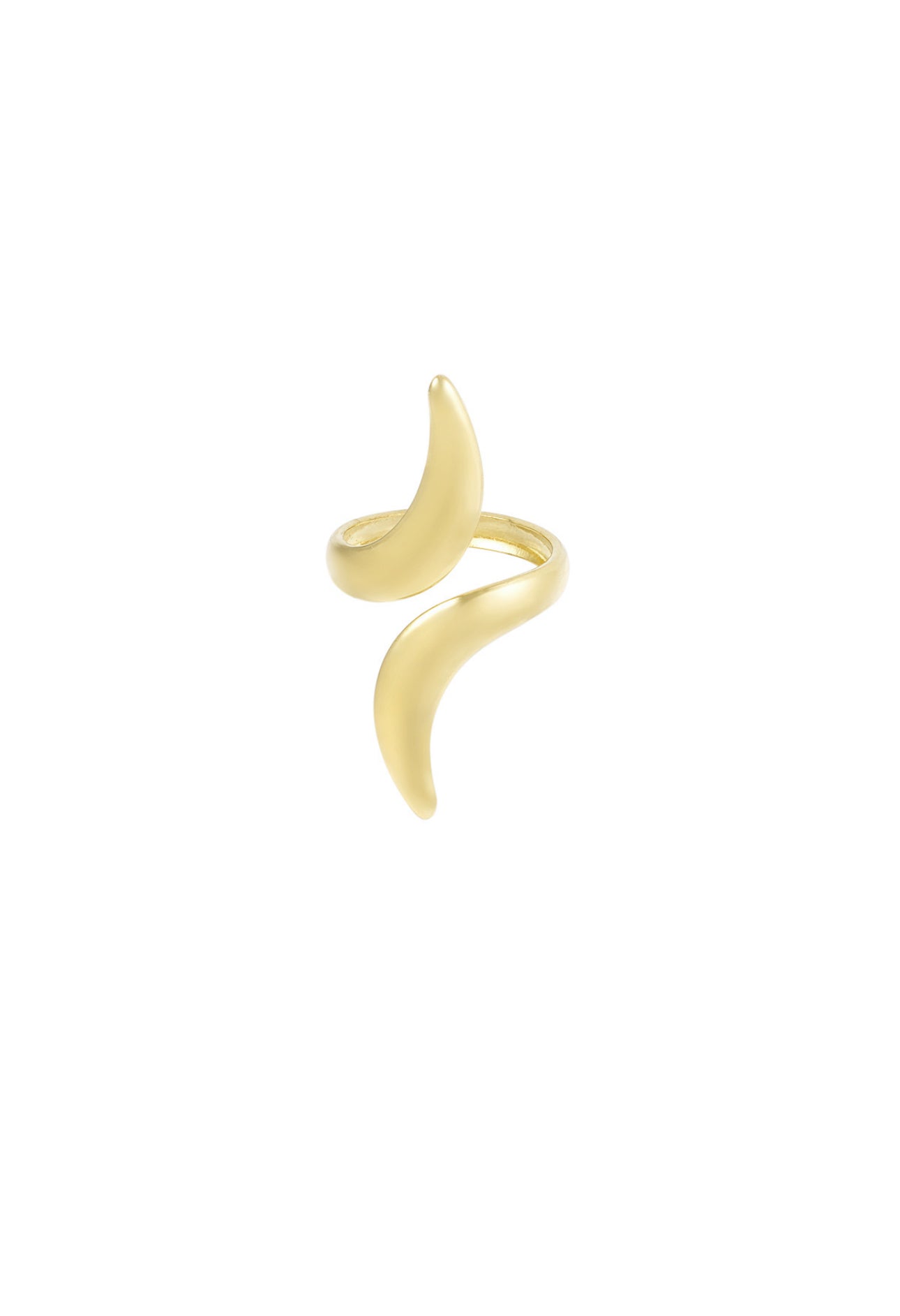 Ring swirl Goudkleur 