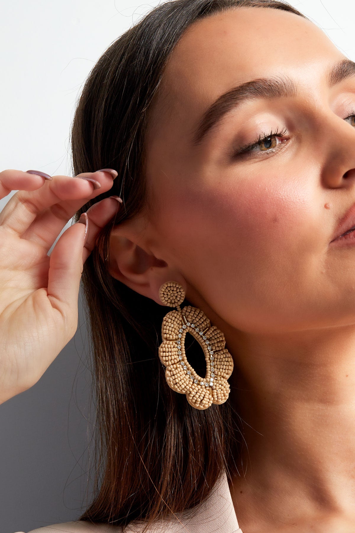 Statement oorbellen colorful, kleurrijk met strass steentjes 