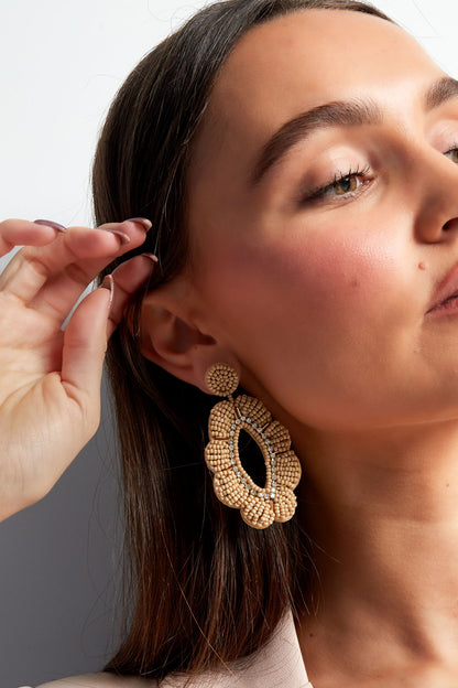 Statement oorbellen colorful, kleurrijk met strass steentjes 