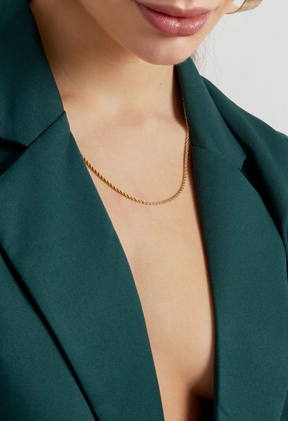 Subtiele gedraaide ketting waterproof 