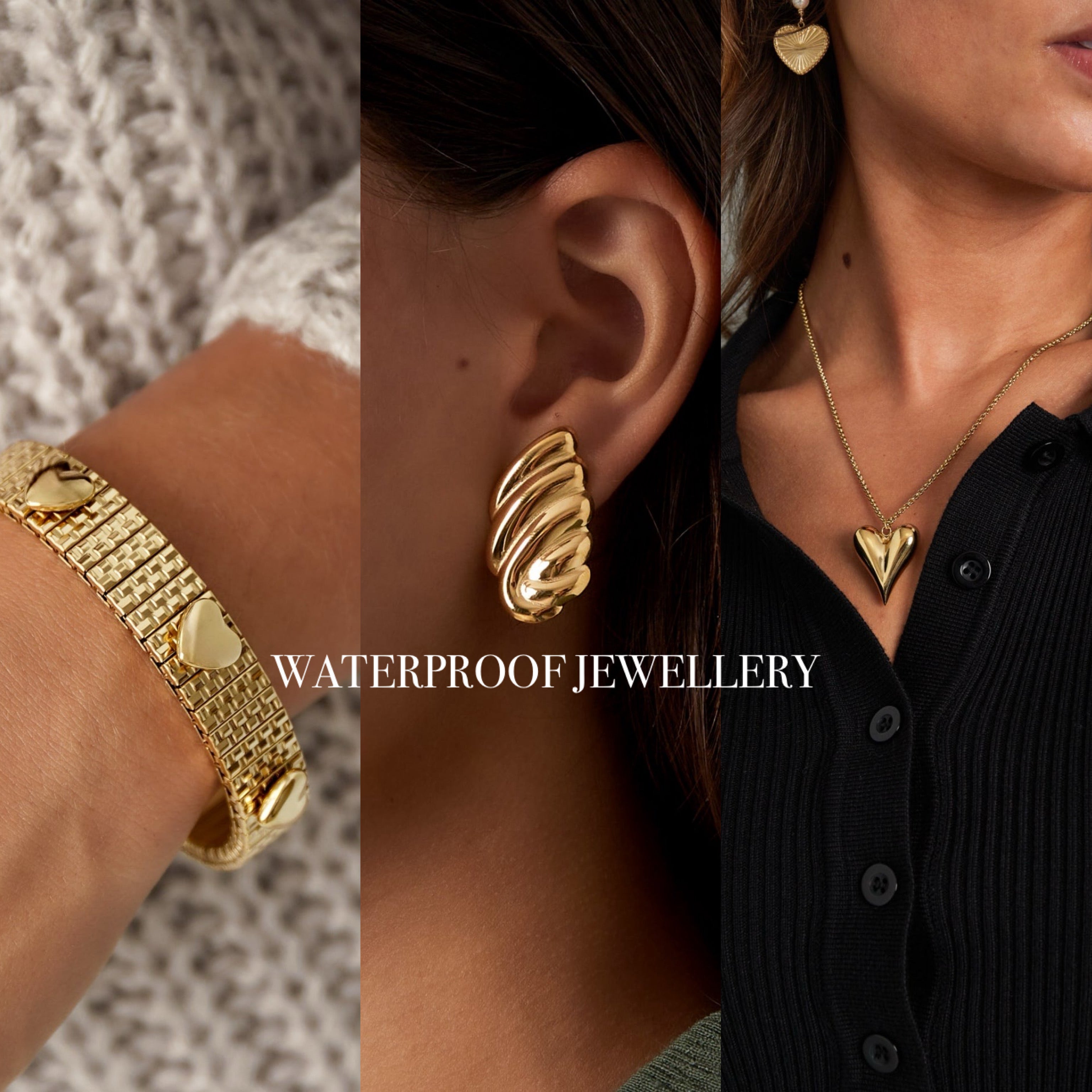 Nikkelvrij sieraden, waterproof en verkleuren niet, sieraden voor de gevoelige huid 