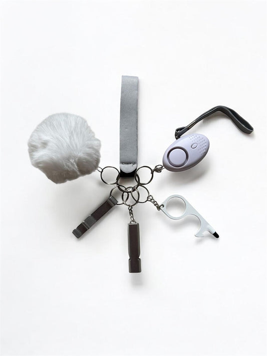 Safety keychain wit