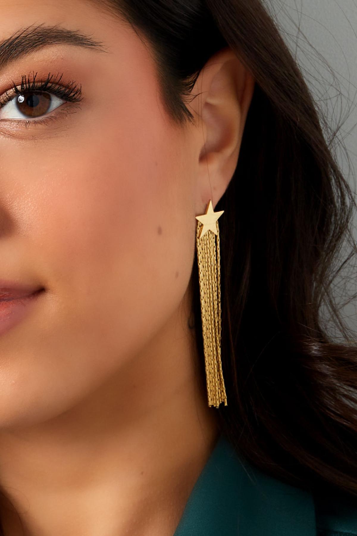 Statement oorbellen ster
