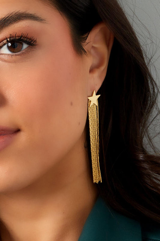 Statement oorbellen ster